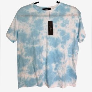 Lulus Oversized Crewneck Tie-Dye T-Shirt Size Small